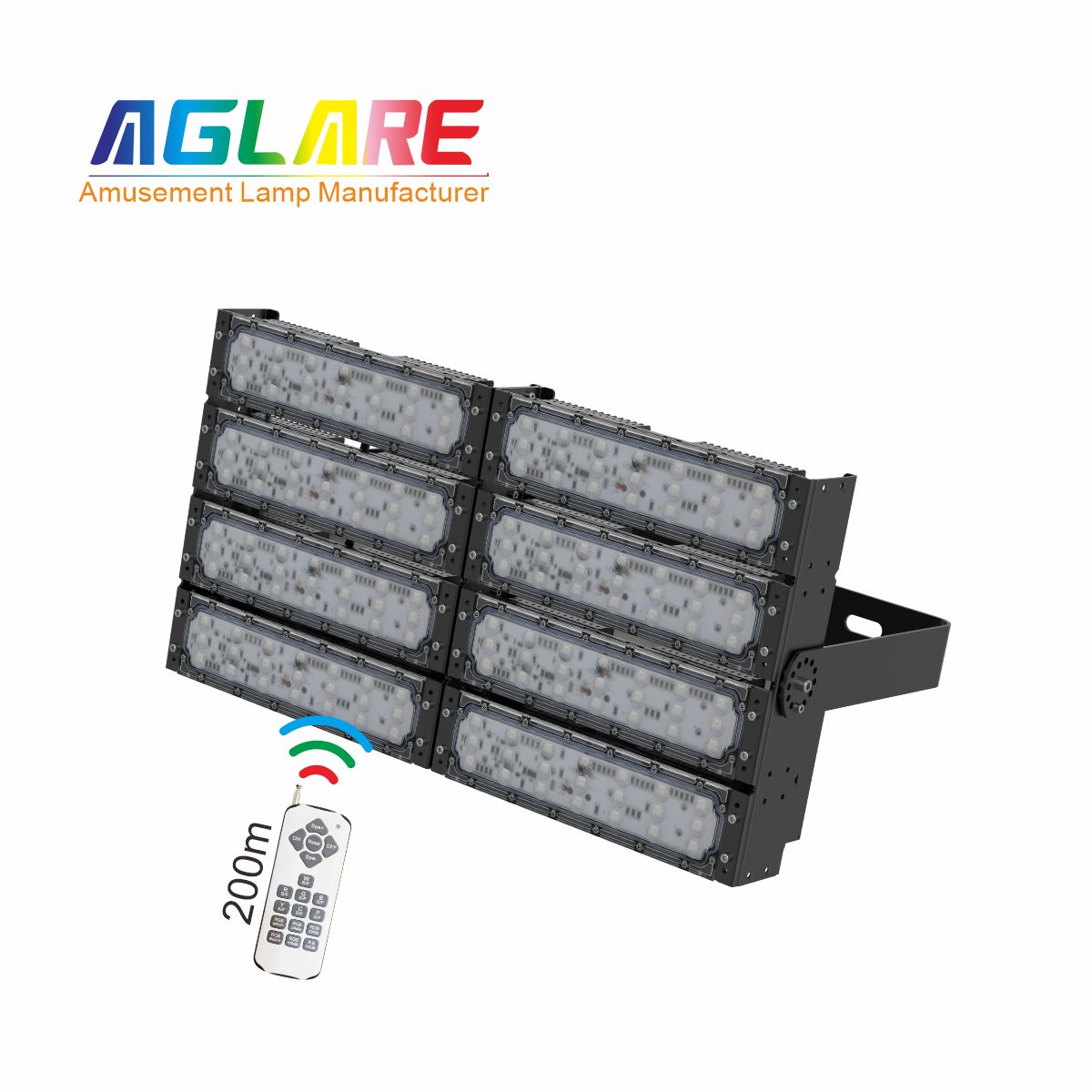 400WLED彩色投光灯泛光灯,变色户表射灯带？仄